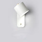 Cylinder LED Wall Lamp with Switch – White