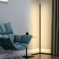 Dimmable LED corner floor lamp with remote control
