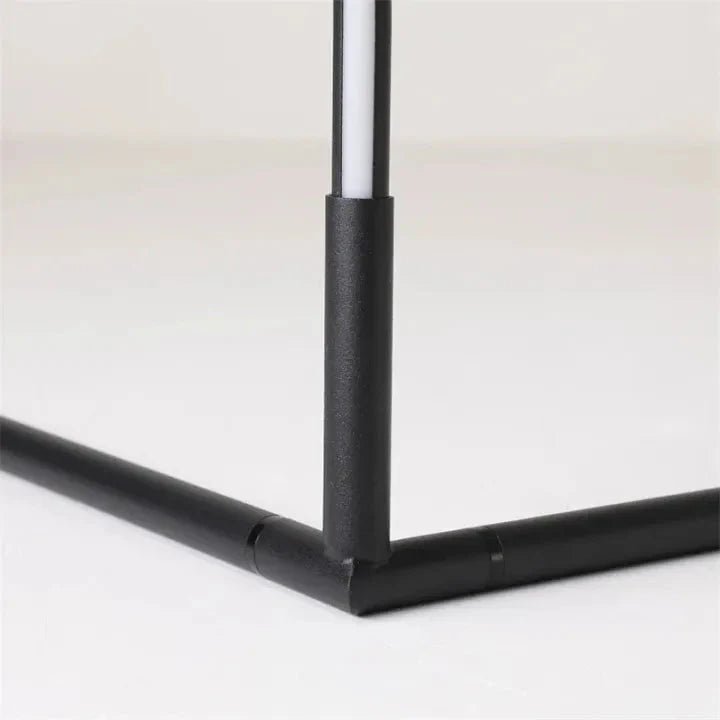 Dimmable LED corner floor lamp with remote control