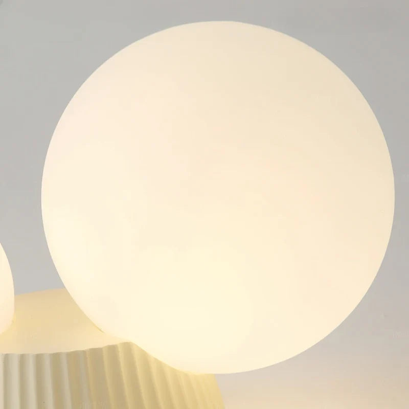 Double Glass Globe Ceiling Light