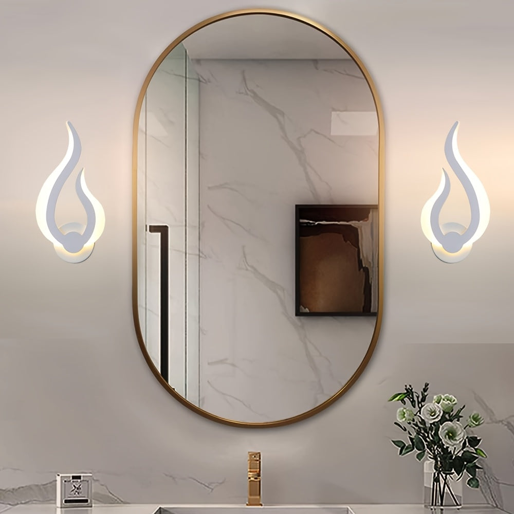 Flame-Shaped LED Wall Light