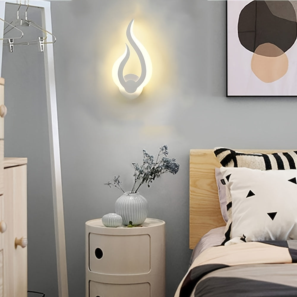Flame-Shaped LED Wall Light
