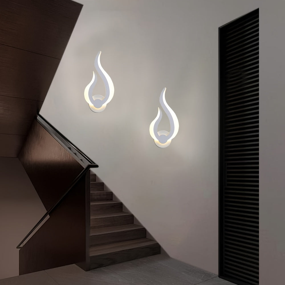 Flame-Shaped LED Wall Light