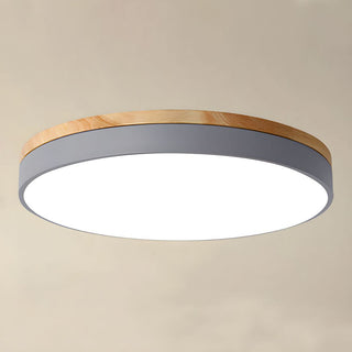 LED Flush-Mount Ceiling Light with Layered Circular Frame