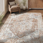 Oriental Medallion Rug – Coral Red
