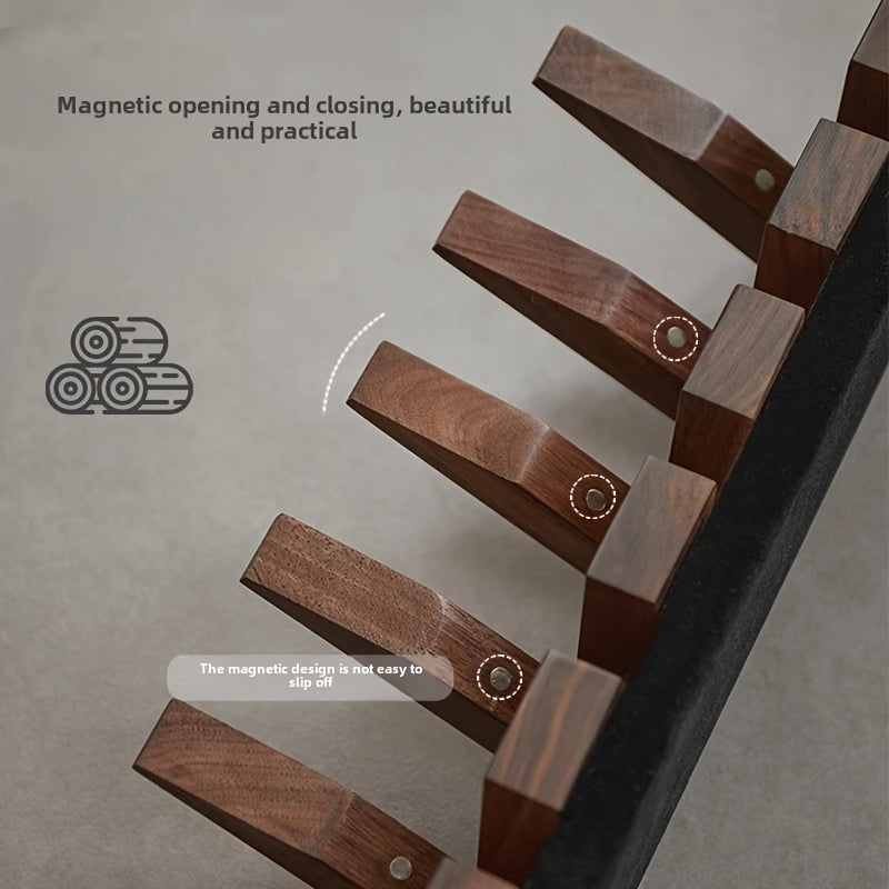 Piano Key Wooden Wall Hook Rack