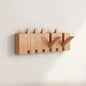 Piano Key Wooden Wall Hook Rack – Natural Wood