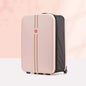 Foldable Hard Shell Suitcase in Pink