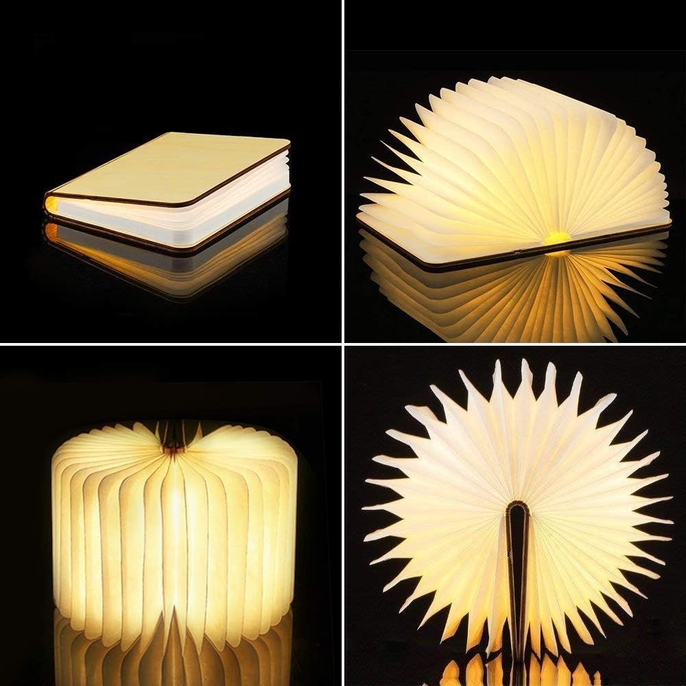 Foldable Book Lamp – close-up