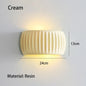 French-Style Textured Resin Wall Lamp