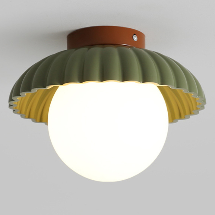 Frosted Glass Globe Ceiling Light – product photo