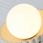 Frosted Glass Globe Ceiling Light – size overview