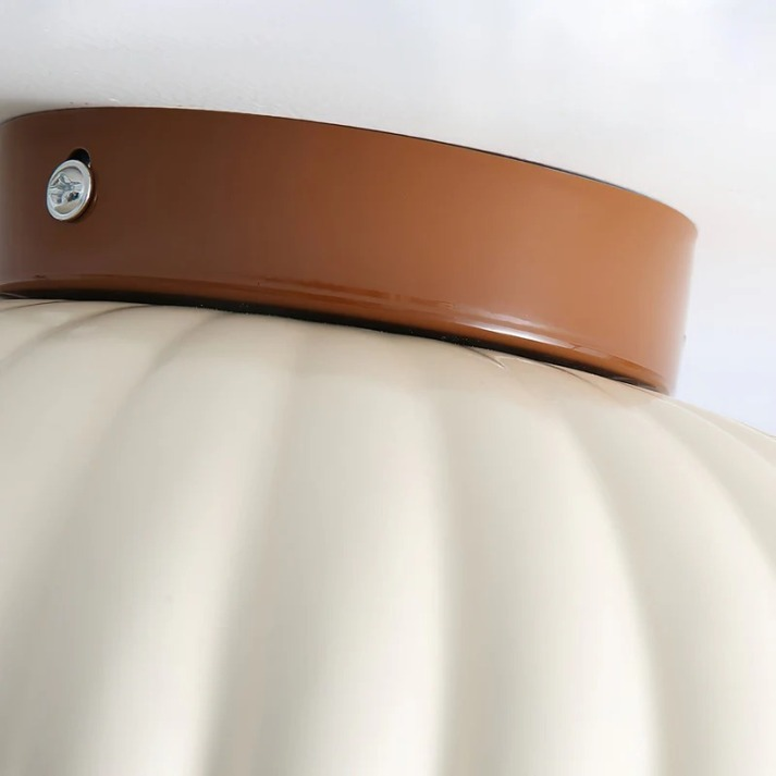 Frosted Glass Globe Ceiling Light – lifestyle photo