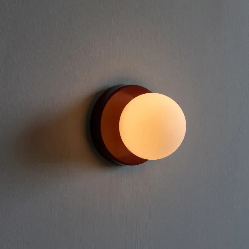 Frosted Glass Globe Wall Lamp – product photo
