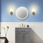 Frosted Glass Globe Wall Sconce
