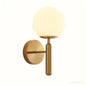 Frosted Glass Globe Wall Sconce