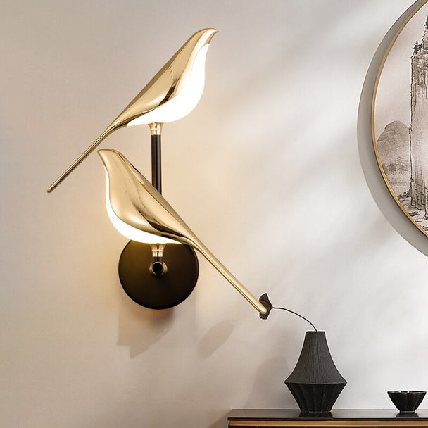 Gold Bird LED Wall Light