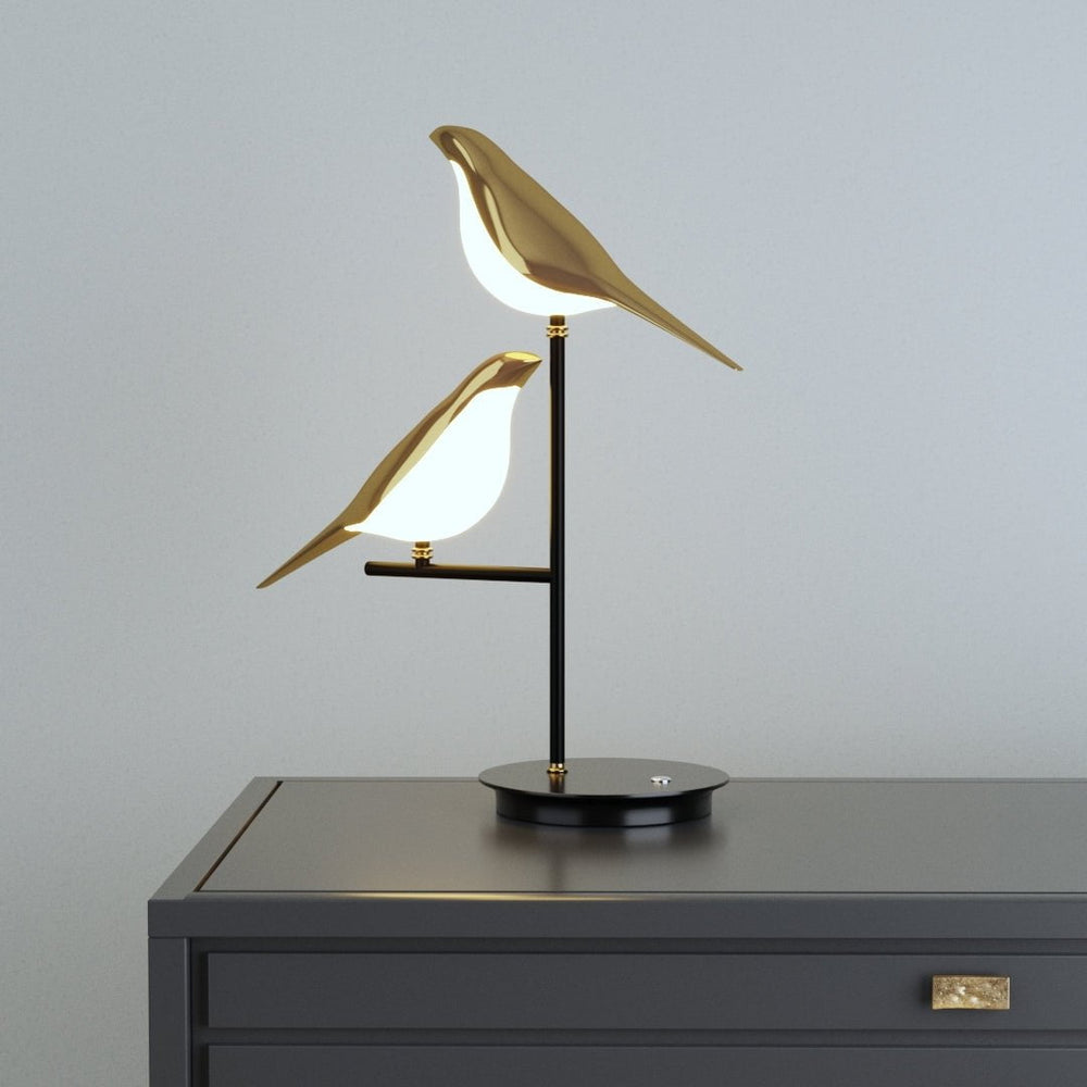 Golden Bird Wall Light