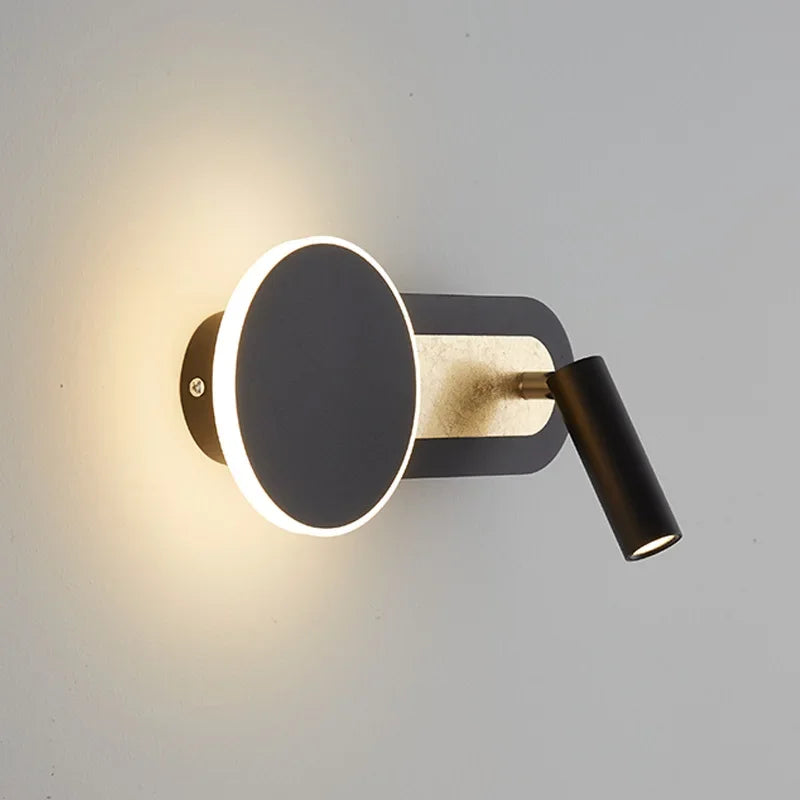 Halo Ring LED Wall Light with Spotlight