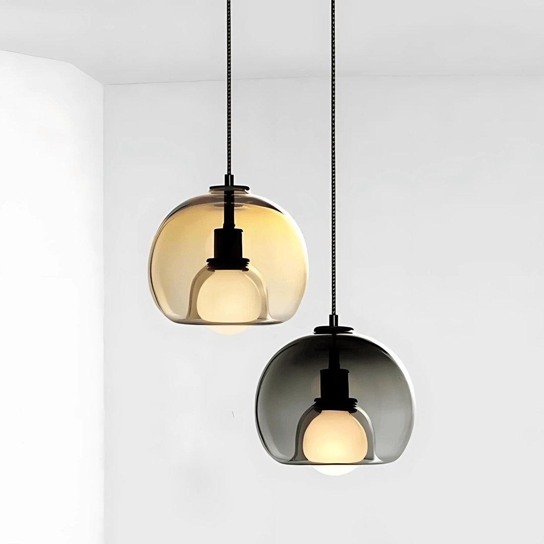 Handblown Glass Pendant Light