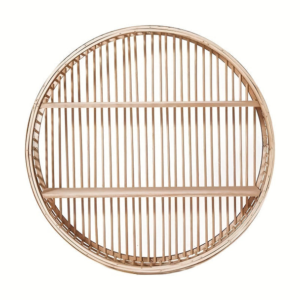 Round Bamboo Wall Shelf – product photo