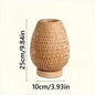 Handwoven Bamboo USB Bedside Lamp