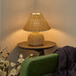 Handwoven Bamboo USB Table Lamp