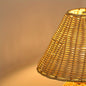Handwoven Bamboo USB Table Lamp