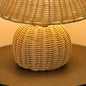 Handwoven Bamboo USB Table Lamp