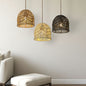 Handwoven Paper Rope Bell Pendant Shade