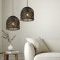Handwoven Paper Rope Bell Pendant Shade