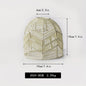 Handwoven Paper Rope Bell Pendant Shade – White