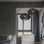 Handwoven Paper Rope Geometric Pendant Shade