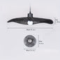 Handwoven Paper Rope Wave Ceiling Shade – Black