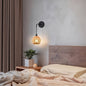 Handwoven Rattan Wall Lamp