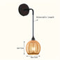 Handwoven Rattan Wall Lamp