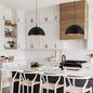 Industrial Iron Dome Pendant Light