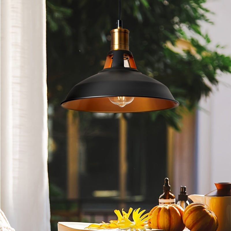 Industrial Metal Dome Pendant Light