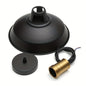 Industrial Metal Dome Pendant Light