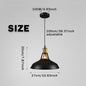 Industrial Metal Dome Pendant Light