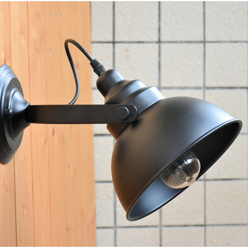 Industrial Swing Arm Metal Wall Sconce