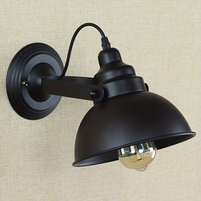 Industrial Swing Arm Metal Wall Sconce