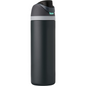 Insulated Stainless Steel Water Bottle with Straw in Black