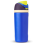 Insulated Stainless Steel Water Bottle with Straw in Blue