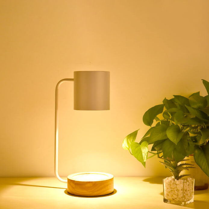 Japanese-Style Candle Warmer Lamp – full view