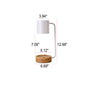 Japanese-Style Candle Warmer Lamp – alternative angle