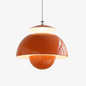 Layered Dome Pendant Light – Orange