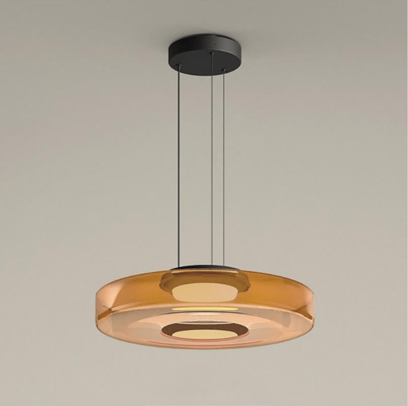 Layered Glass Bauhaus Pendant Light