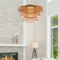 Layered Glass Bauhaus Pendant Light