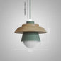 Layered Nordic Wood and Metal Pendant Light